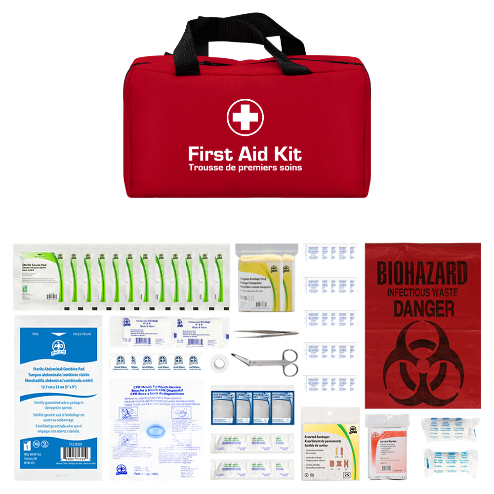 First Aid Kit, Soft Nylon Pouch, Type 2