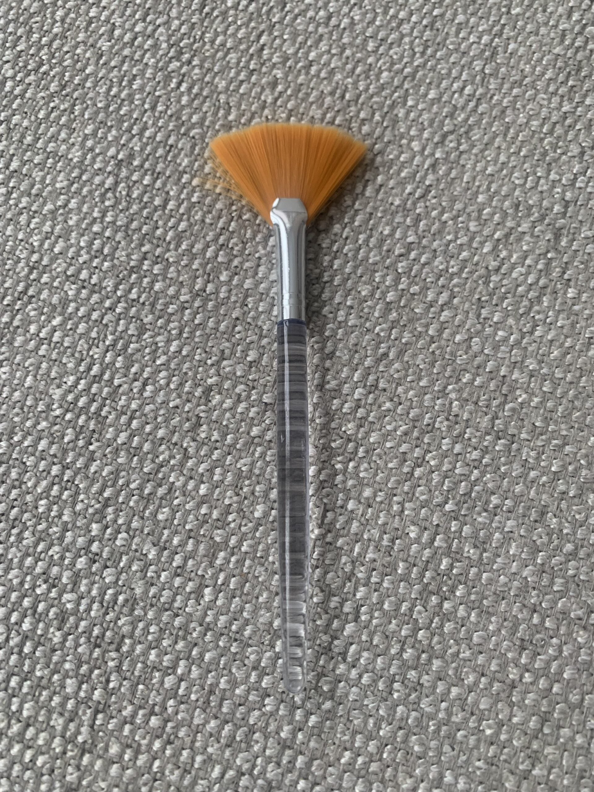 Fan Brushes for Application, Golden Tip - Pack of 3