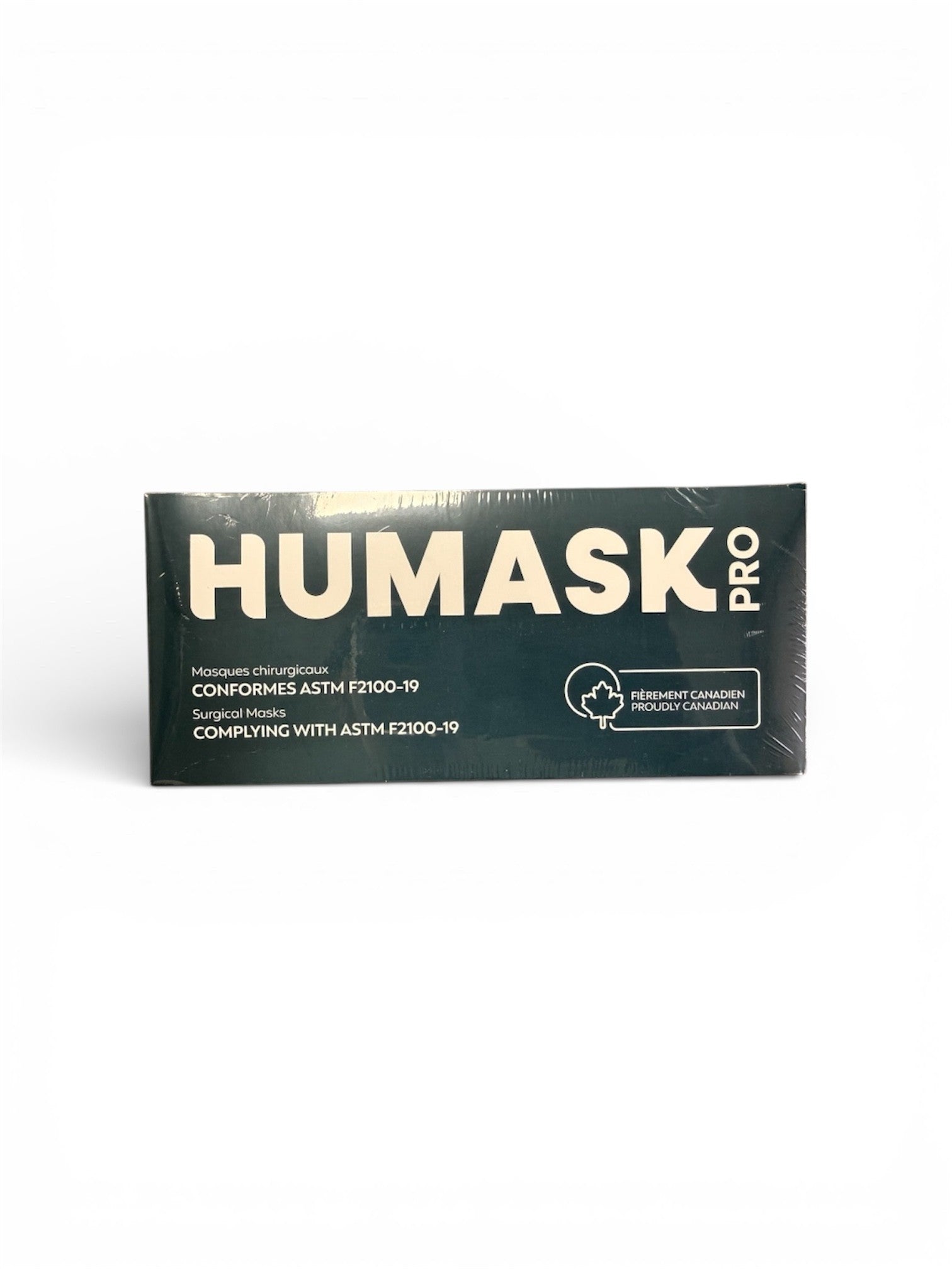 Humask PRO Adult Procedure Mask, Level 3, Earloop Black - Box of 50