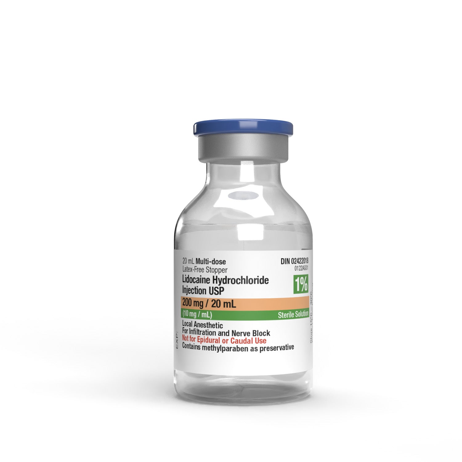 Hikma Lidocaine 1% USP w/ Preservative- 20ml Vial