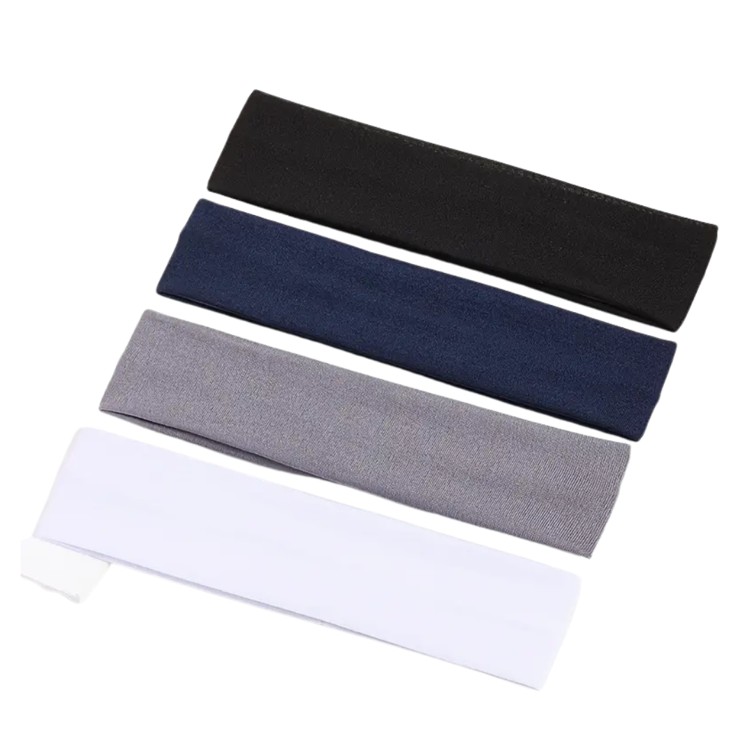 Headband Wide Brimmed 4 per Pack, Core Colours