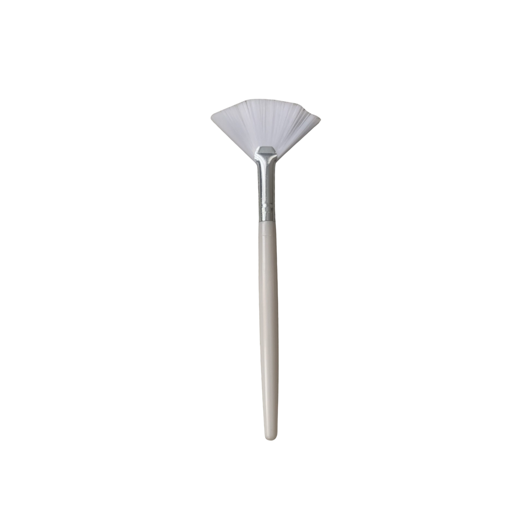 Fan Brushes for Application, White Tip - Pack of 3