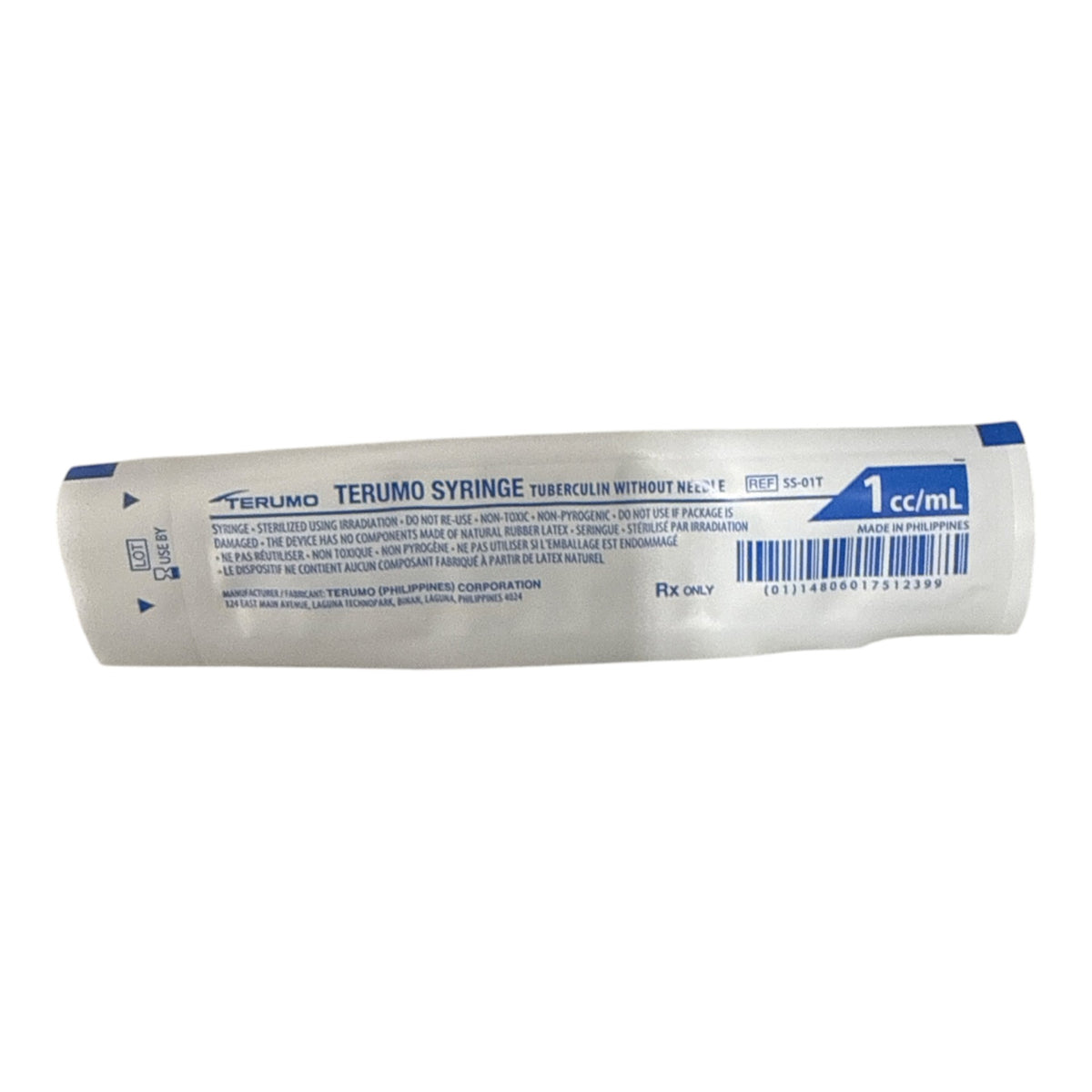 Terumo Syringe Only Slip Tip, 1ml - Each