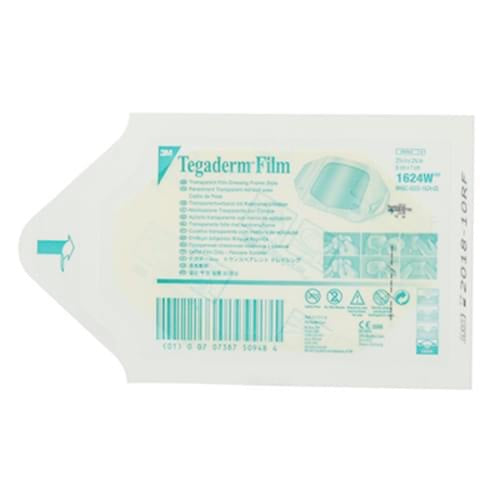 3M Tegaderm Transparent Film Dressing, 7x6cm - Box of 100