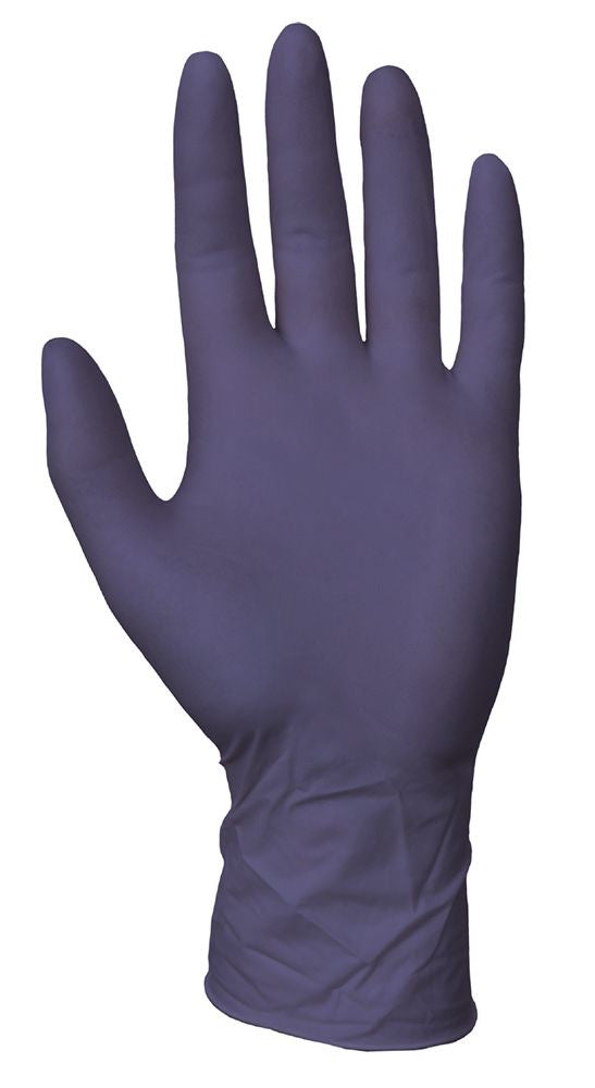 Pri•Med Nitrile Gloves, Powder-Free, Accelerator-Free, Blueberry, Medium - Box of 250