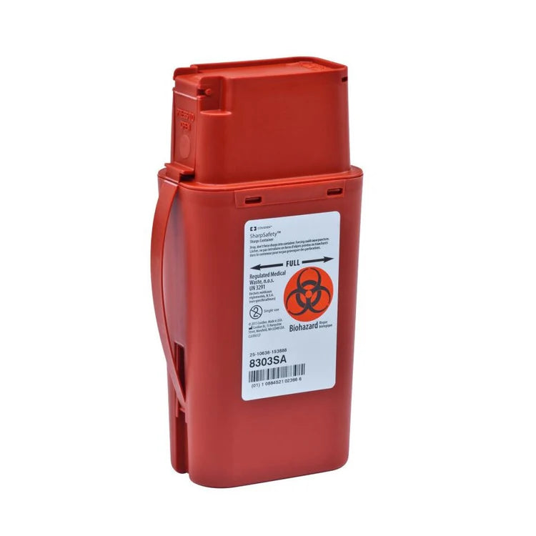 Monoject Transportable Sharps Container, 1qt